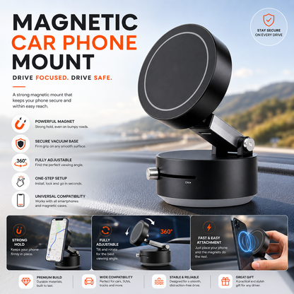 Magnetic Car Phone Mount